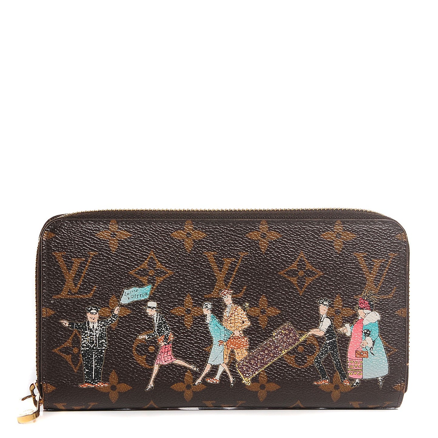 Monogram Illustre Zippy Wallet Rose