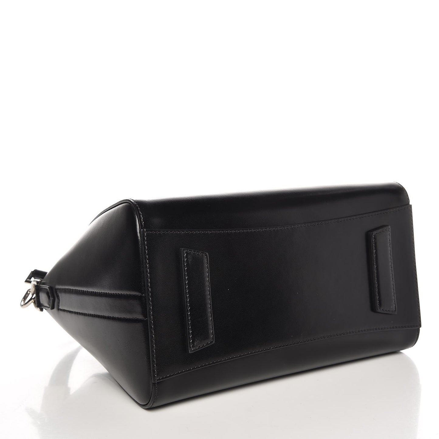Shiny Lord Calfskin Small Antigona Black