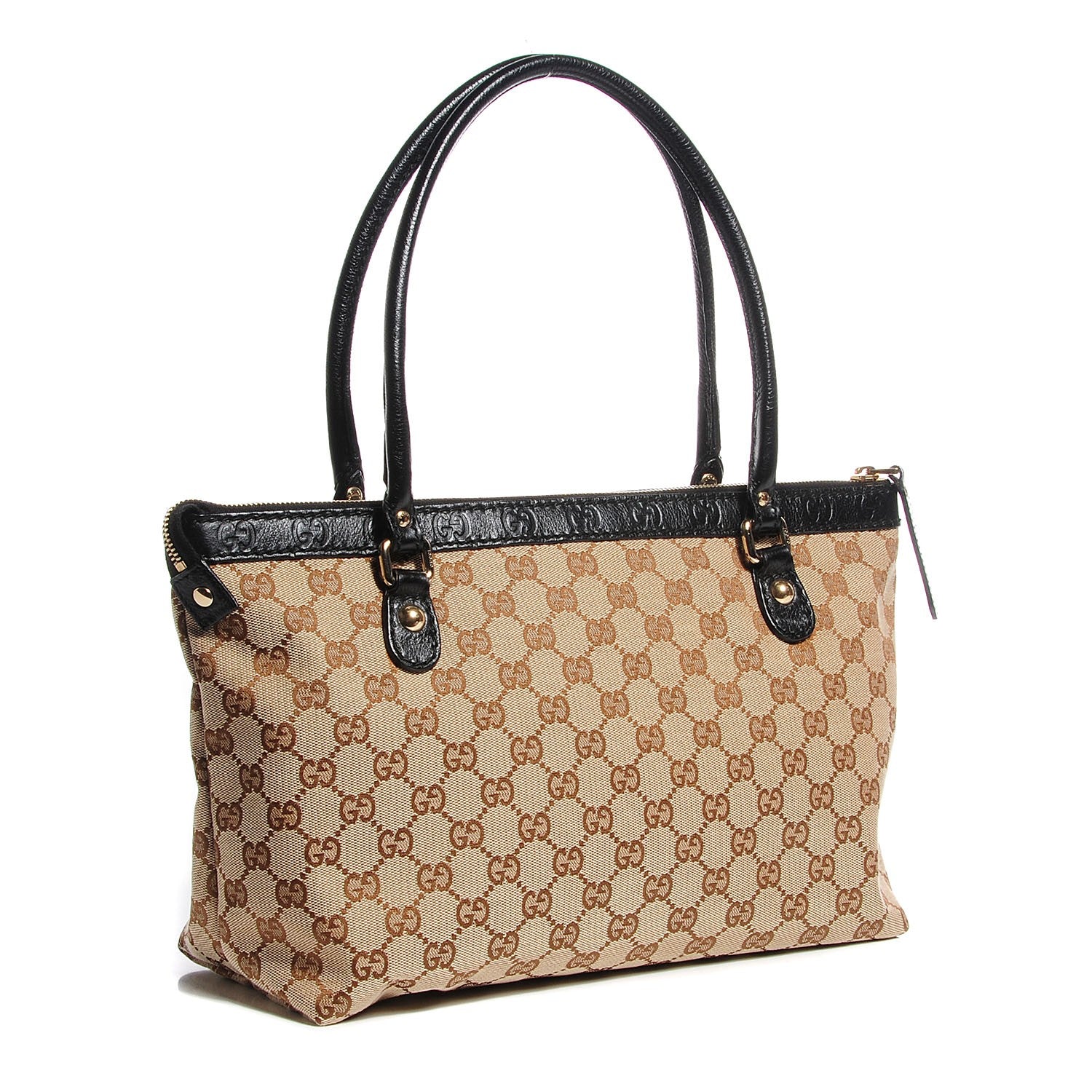 Gucci Monogram Medium Sukey Top Handle Brown 2 of 7