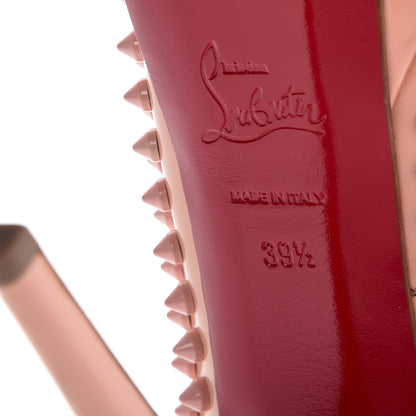 Christian Louboutin Patent Lady Peep Spikes 150 Pumps 39.5 Pink 7 of 13