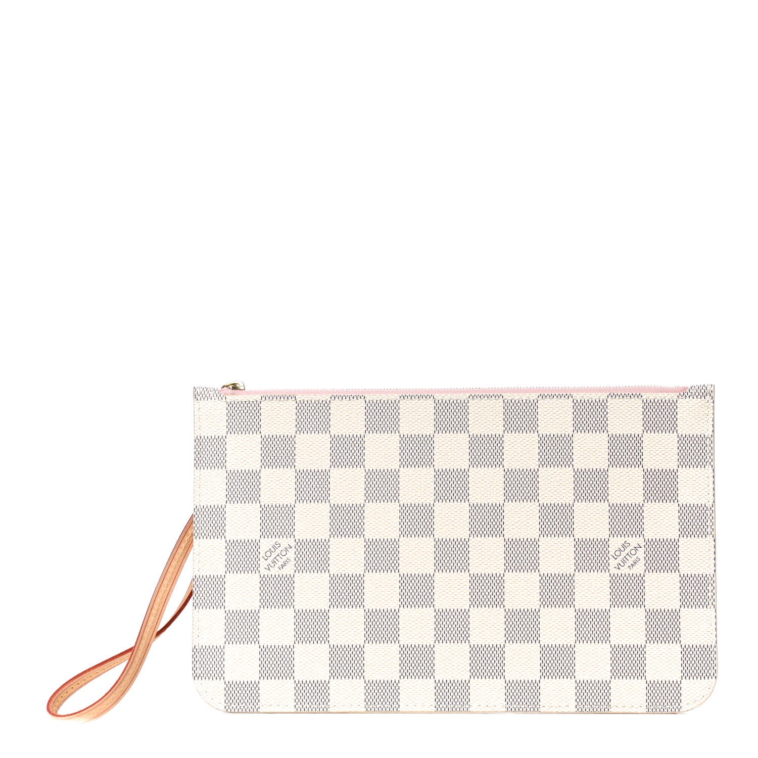 Louis Vuitton Damier Azur Neverfull MM GM Pochette Rose Ballerine 1 of 4