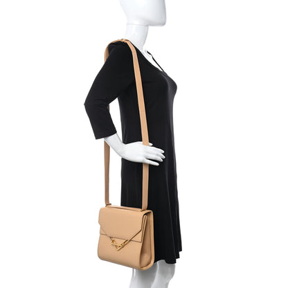 Bottega Veneta Box Calfskin Nappa Clip Bag Almond Gold 2 of 10