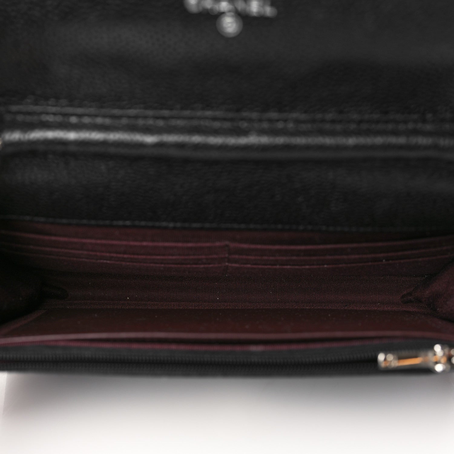 Chanel Caviar Quilted Wallet On Chain WOC Black 5 of 11