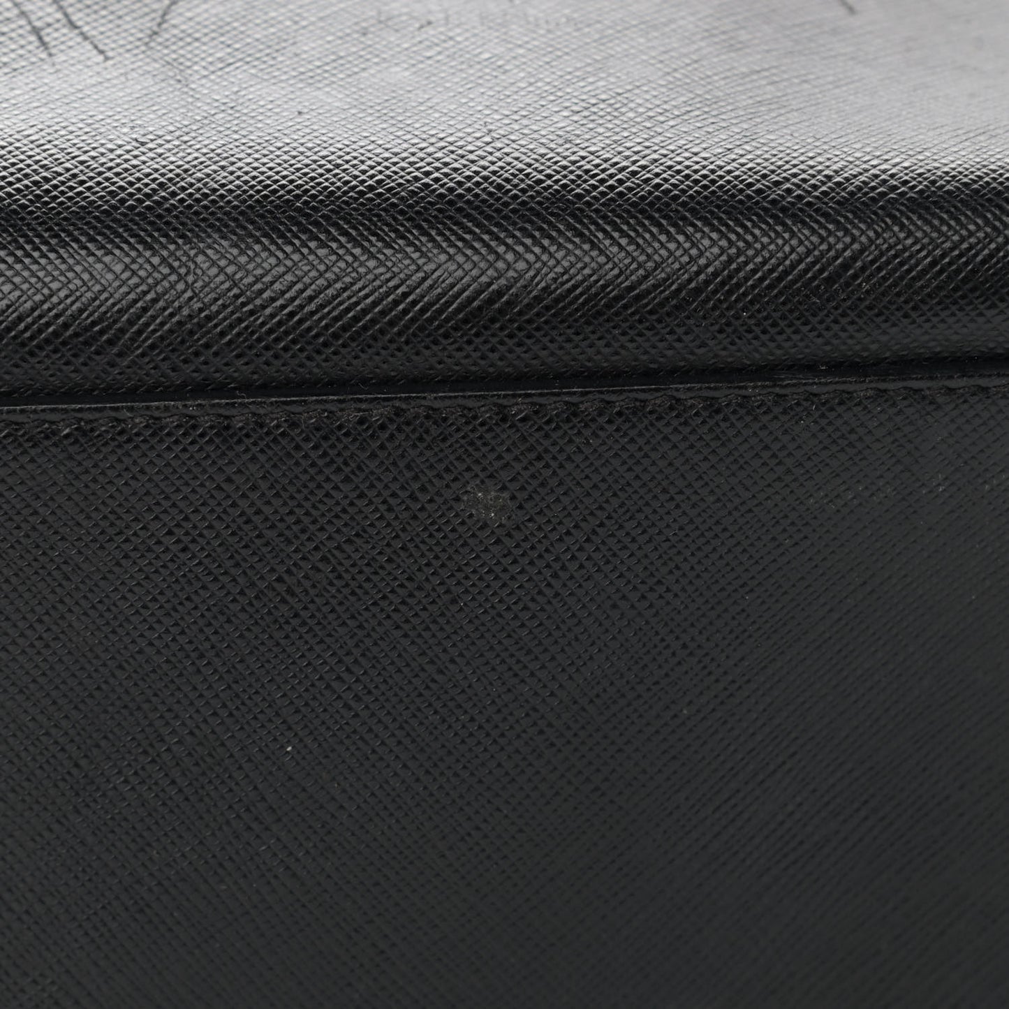 Saffiano Large Galleria Double Zip Tote Black