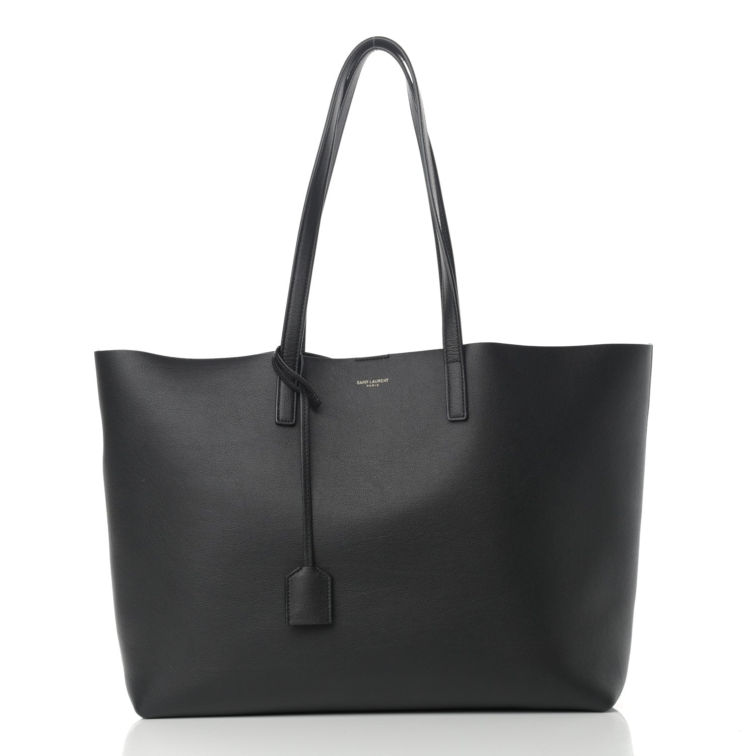 Saint Laurent Calfskin Large Shopping Tote Black 3 of 12