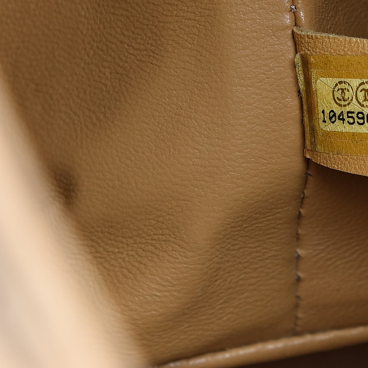 Caviar Quilted Medallion Tote Beige