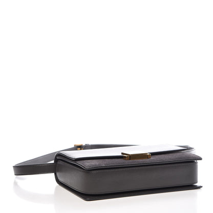 Saint Laurent Smooth Calfskin Suede Medium Bellechasse Grey 4 of 11