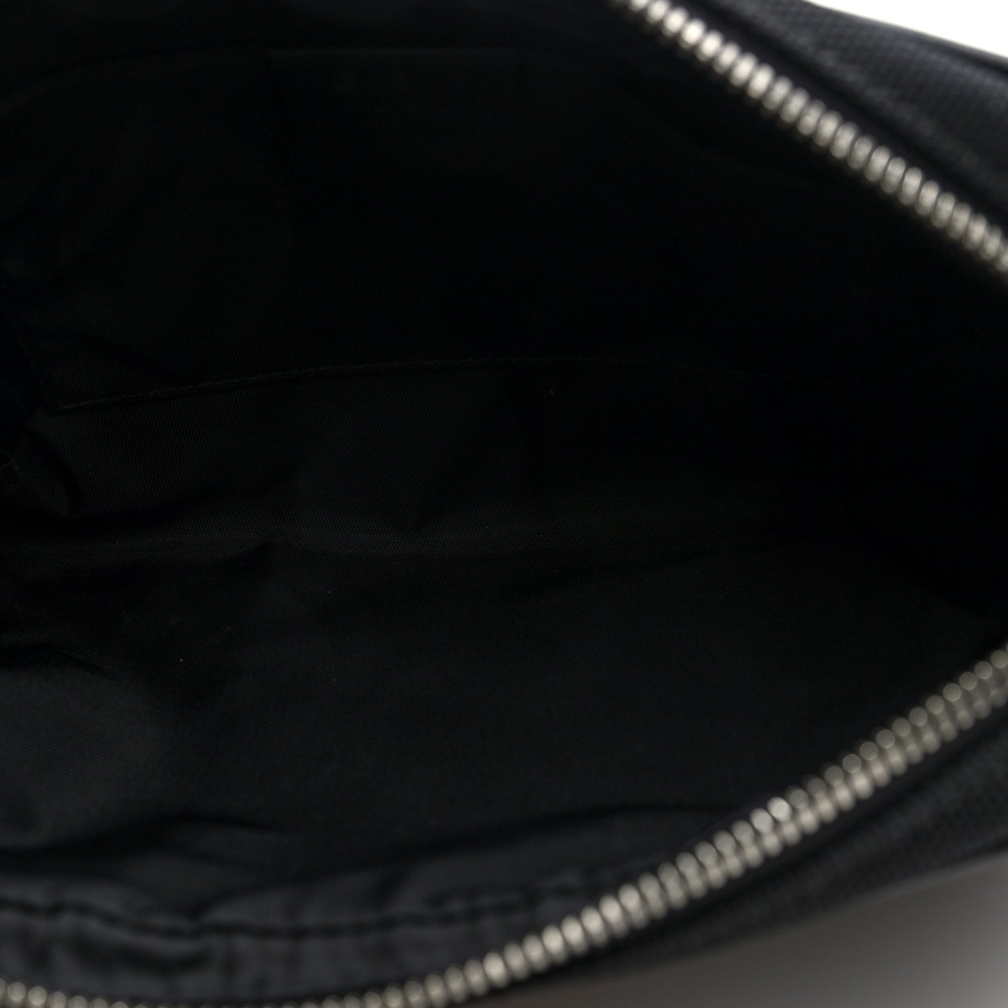 Canvas Web Slim Belt Bag Black