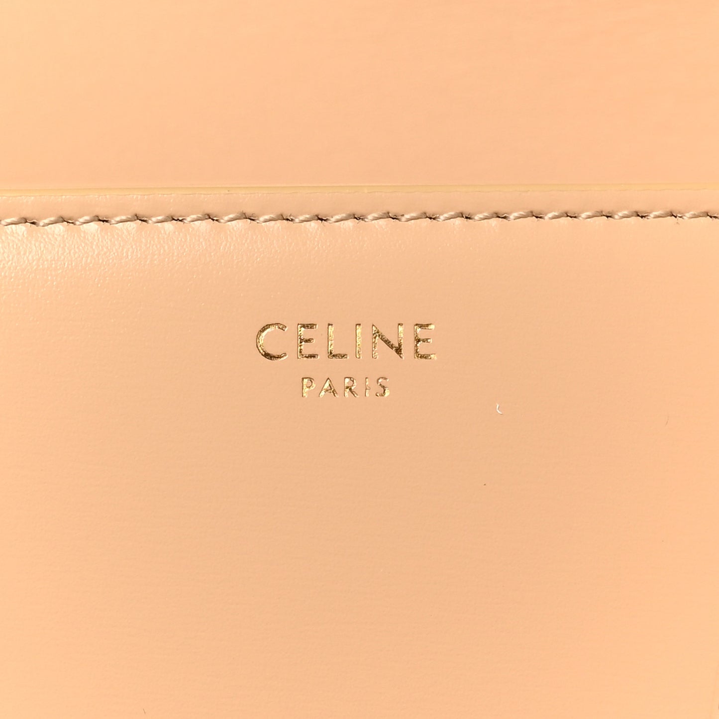 Shiny Calfskin Teen Triomphe Oat Beige