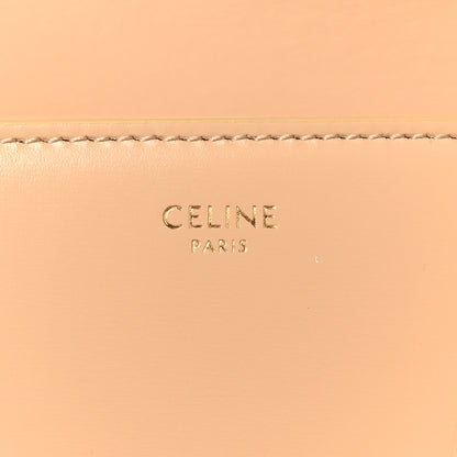 Celine Shiny Calfskin Teen Triomphe Oat Beige 6 of 9