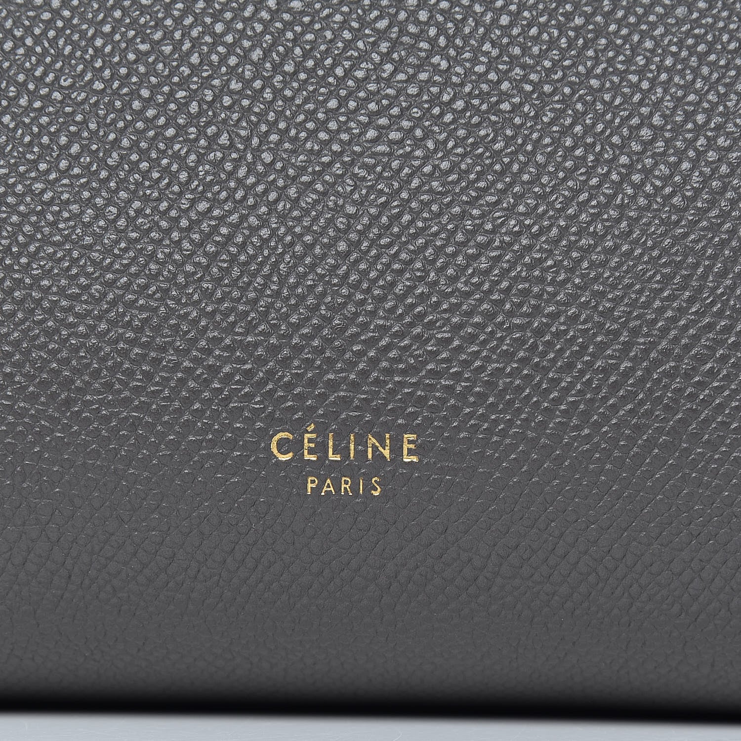 Celine Grained Calfskin Micro Belt Bag Grey 9 of 10