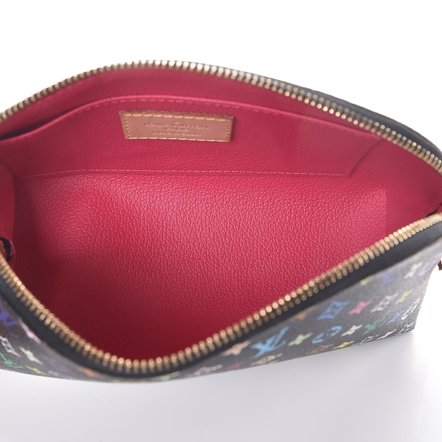 Louis Vuitton Monogram Multicolor Cosmetic Pouch Black Grenade 5 of 7