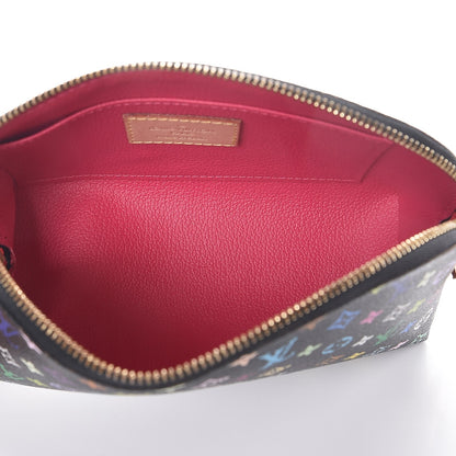Louis Vuitton Monogram Multicolor Cosmetic Pouch Black Grenade 5 of 7