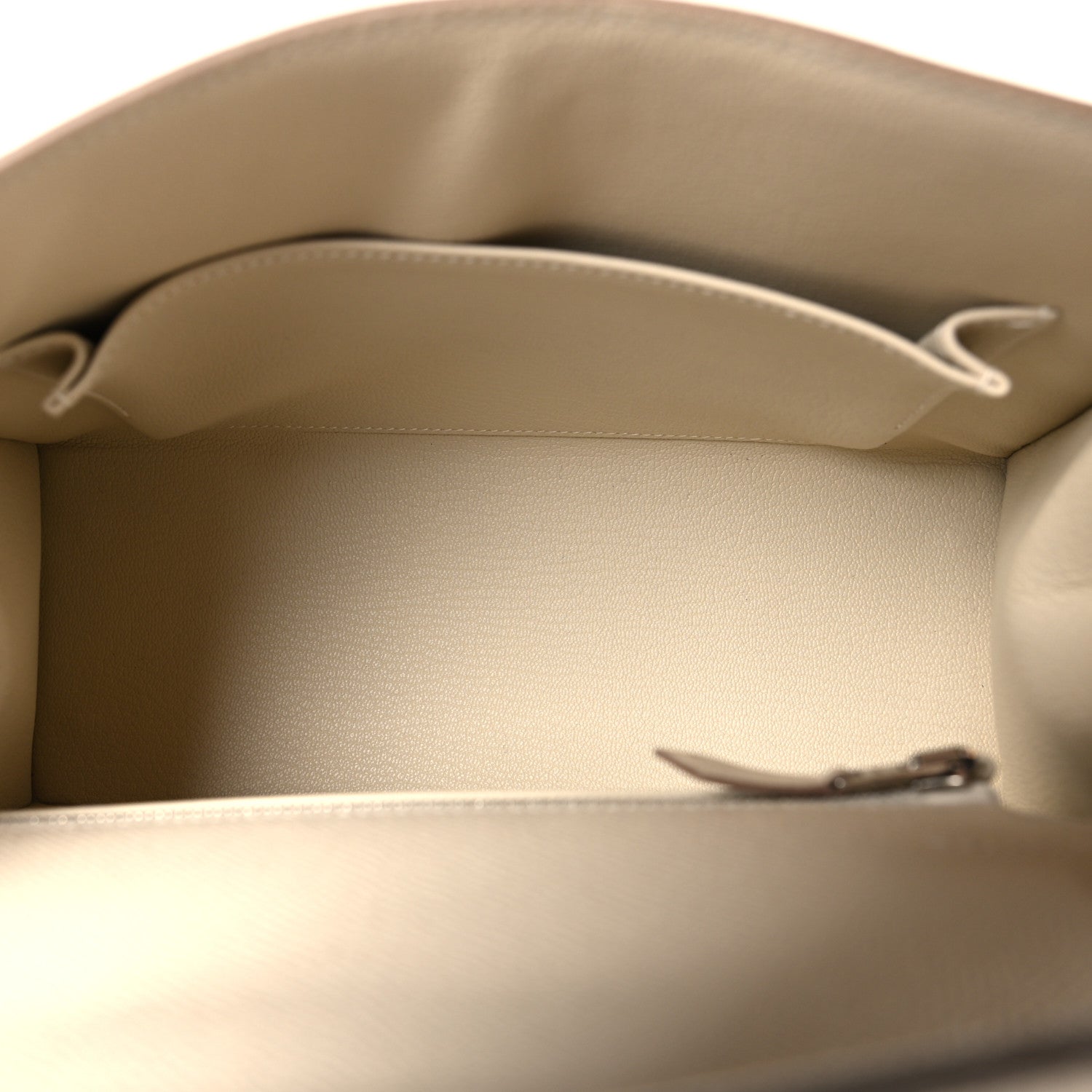 Hermes Epsom Kelly Sellier 25 Craie 4 of 12