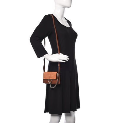 Chloe Suede Calfskin Small Faye Shoulder Bag Tobacco 2 of 13