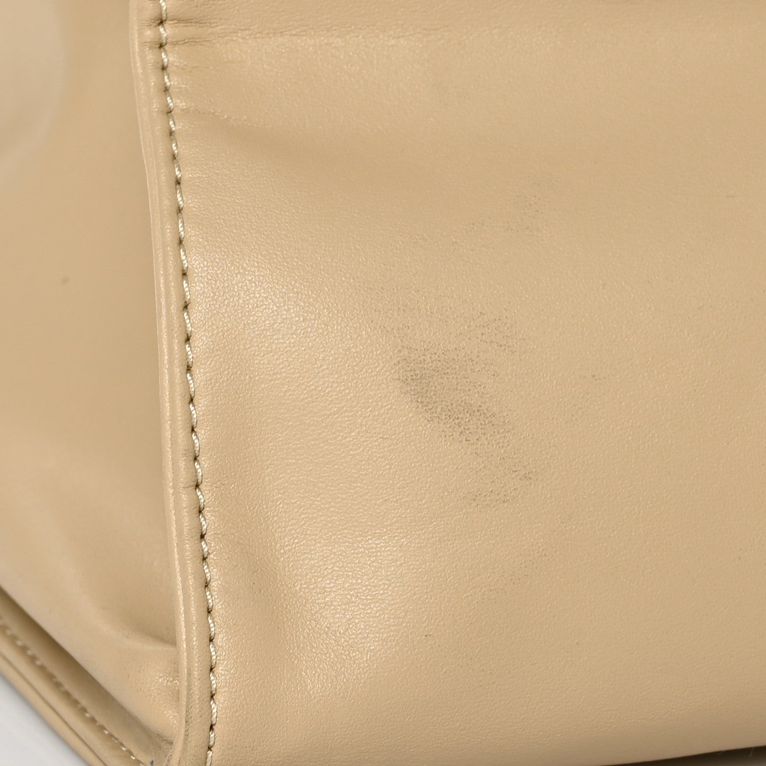 Telfar Vegan Leather Large Shopping Bag Cream 11 of 12
