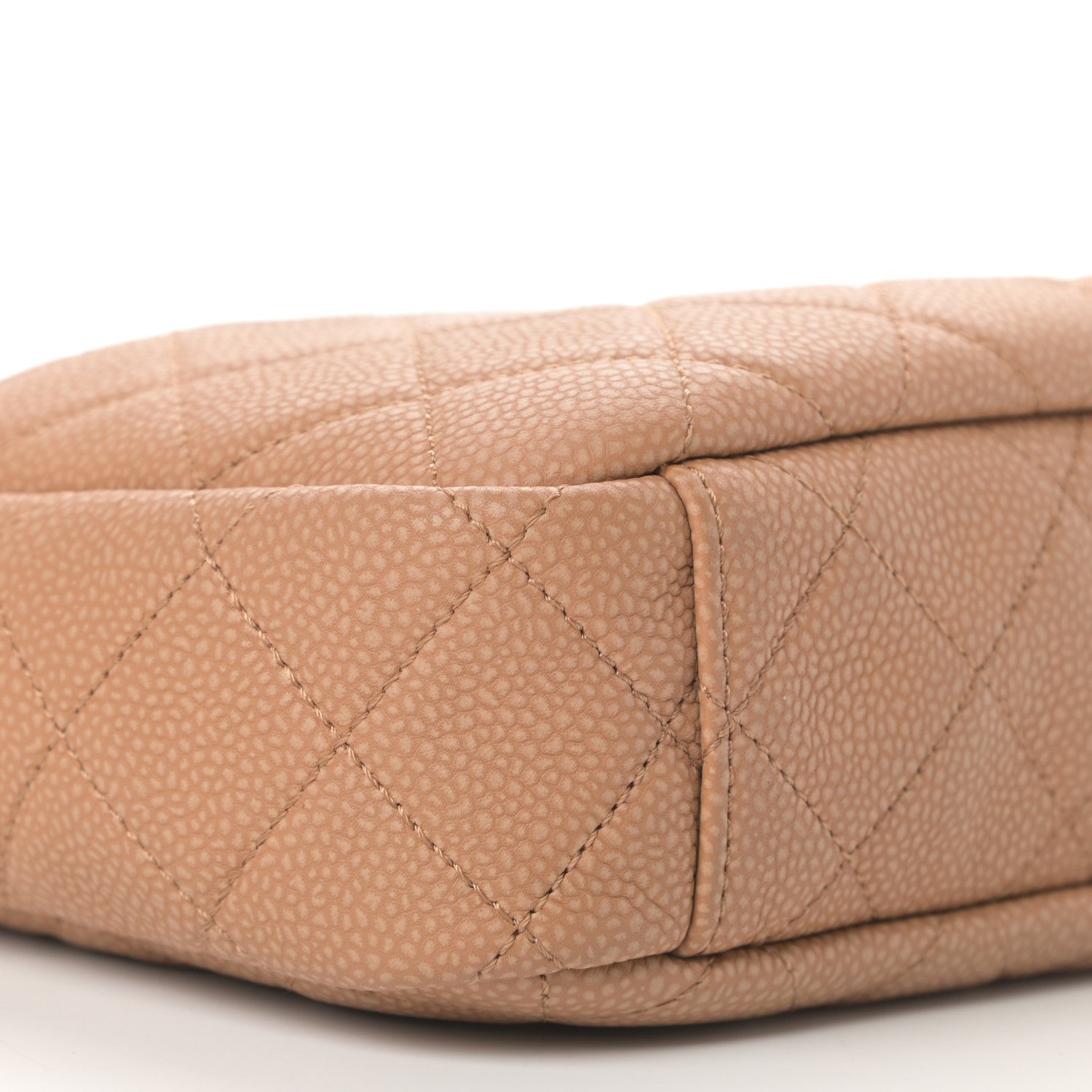 Chanel Caviar Quilted Coco Tassel Camera Case Beige 6 of 11