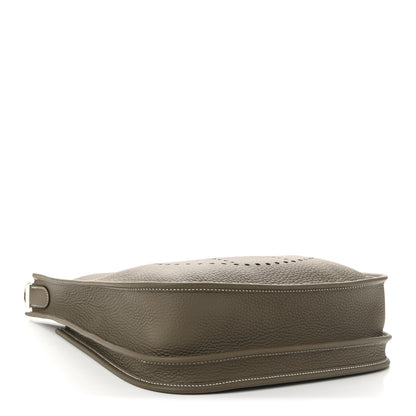 Hermes Taurillon Clemence EVELYNE III PM Etoupe 4 of 11