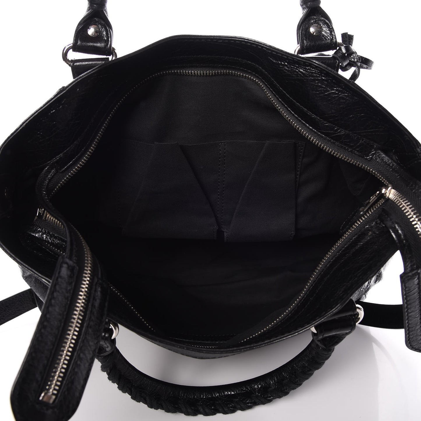 Agneau Giant 12 Silver Hardware Velo Black