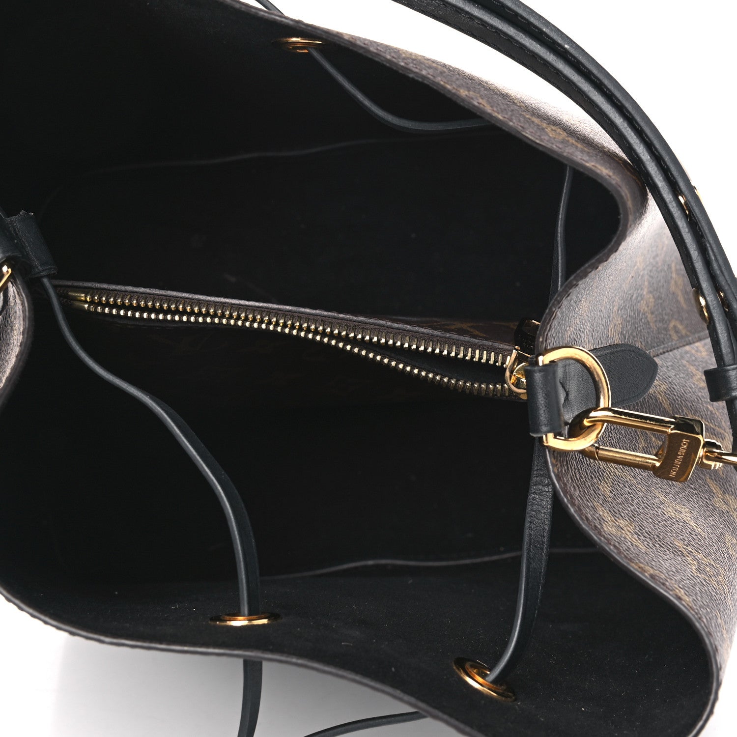Louis Vuitton Monogram Neonoe MM Black 4 of 10