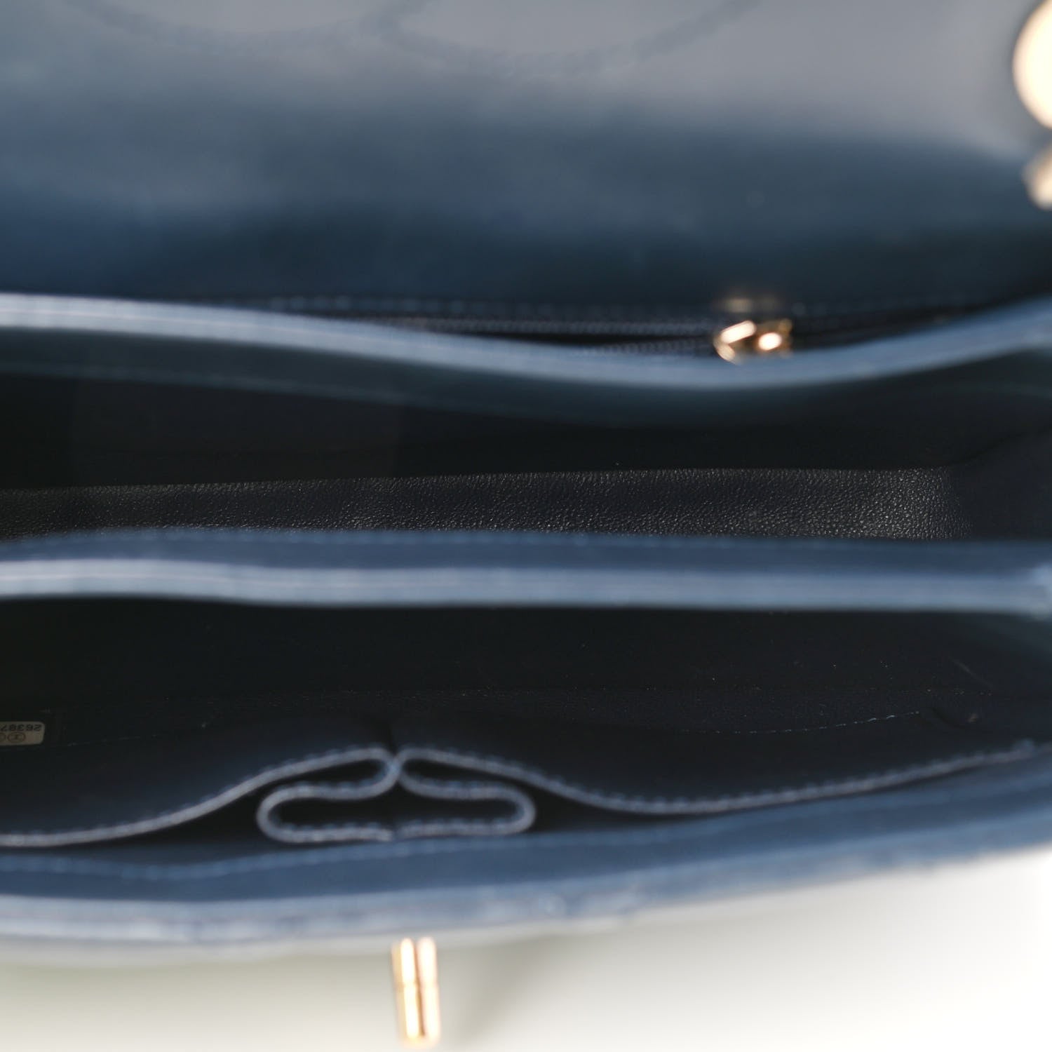 Chanel Lambskin Quilted Small Trendy CC Dual Handle Flap Bag Navy 5 of 11