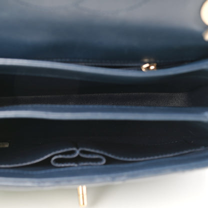 Chanel Lambskin Quilted Small Trendy CC Dual Handle Flap Bag Navy 5 of 11
