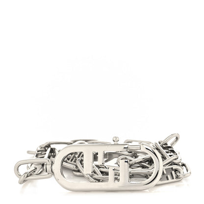 Fendi Metal Mini Strap You Silver 1 of 4