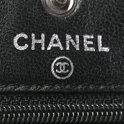 Chanel Caviar Timeless CC Wallet on Chain WOC Black 7 of 14