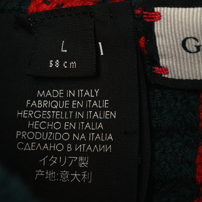 Gucci Wool Web Headband L Green Red 5 of 6