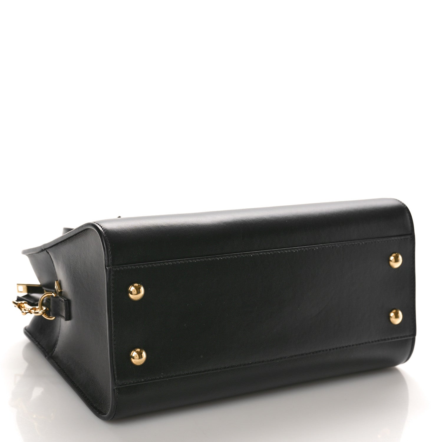 Saint Laurent SAINT LAURENT Calfskin Monogram Baby Cabas Black 4 of 9