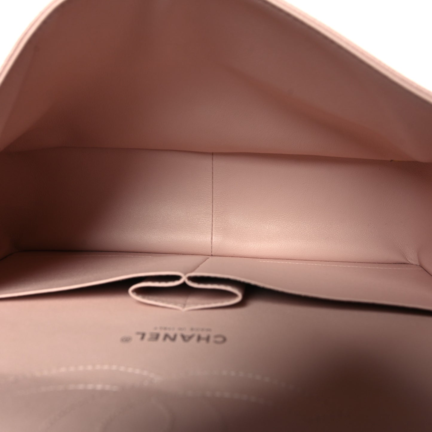 Caviar Quilted Jumbo Double Flap Light Pink