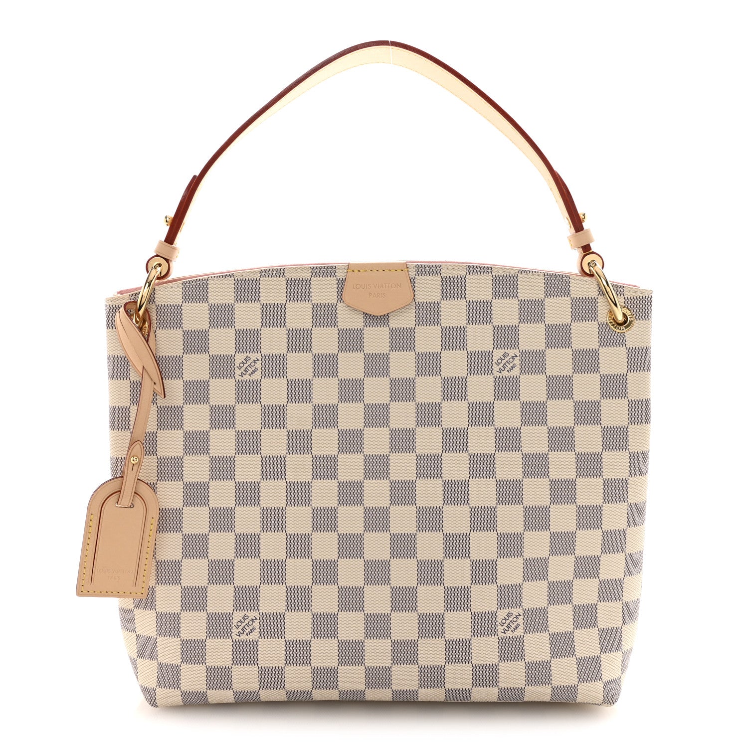 Louis Vuitton Damier Azur Graceful PM Rose Ballerine 1 of 10