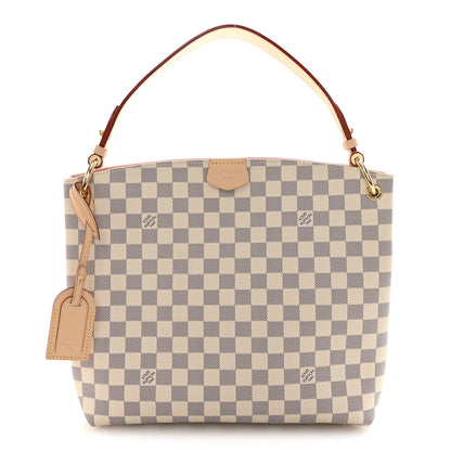 Louis Vuitton Damier Azur Graceful PM Rose Ballerine 1 of 10