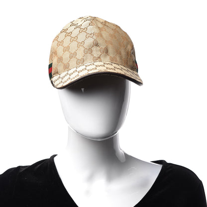 Gucci Monogram Web Baseball Hat L Beige Cocoa 2 of 6