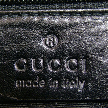 Gucci Leather Embossed Jackie O Hobo Black 7 of 8