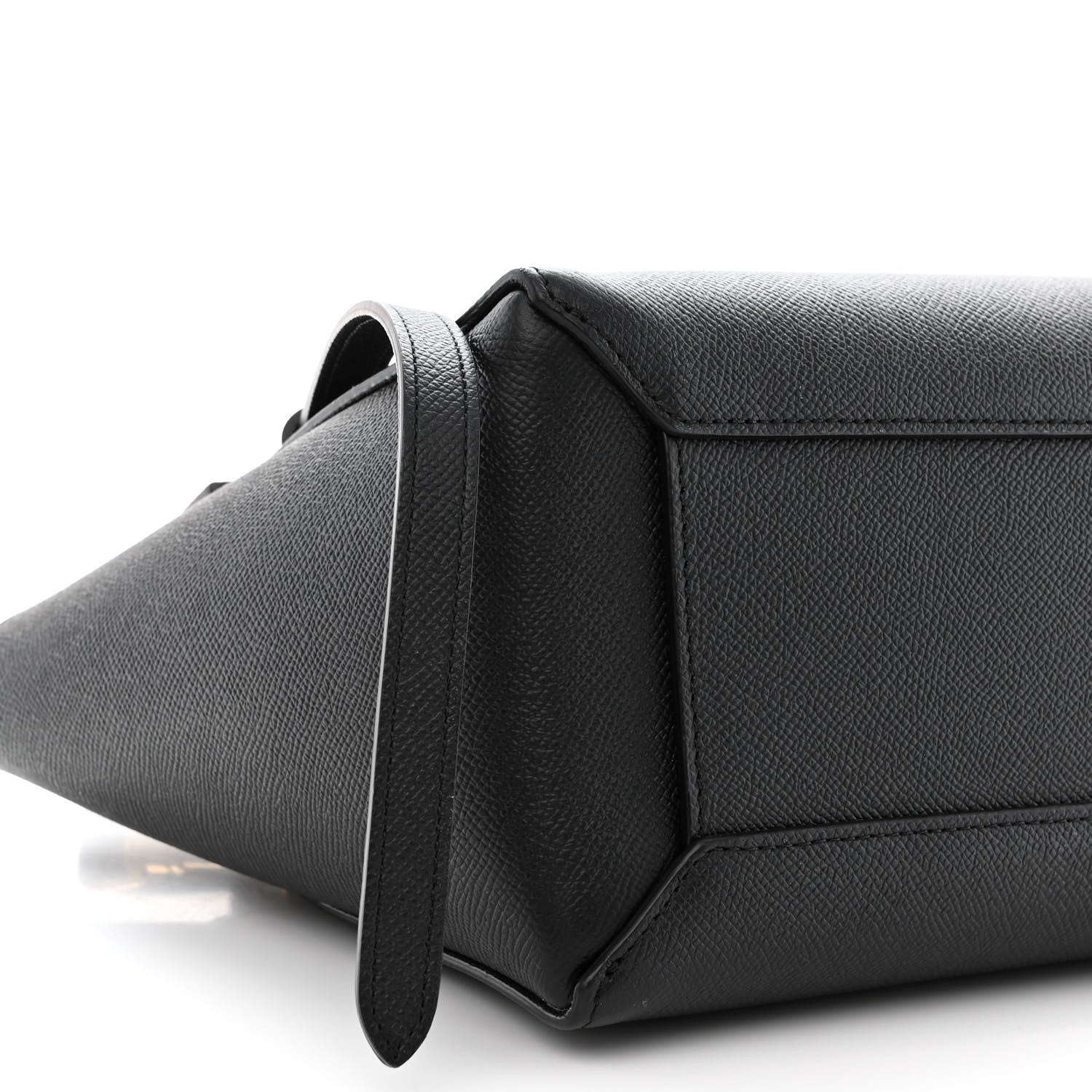 Celine Grained Calfskin Micro Belt Bag Black 9 of 10