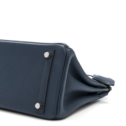 Hermes Togo Birkin 25 Bleu de Prusse 10 of 11