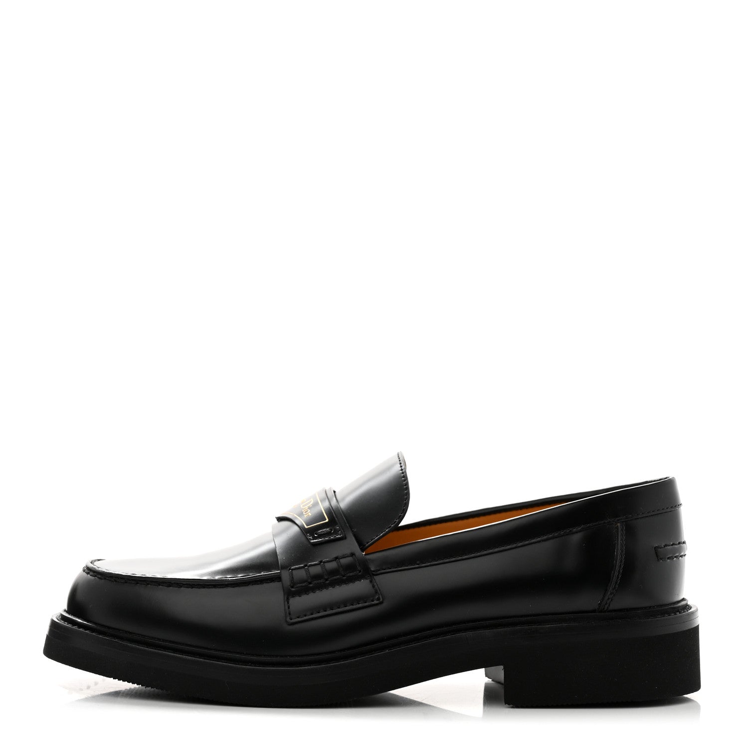 Christian Dior Brushed Calfskin Boy Loafers 39 Black 1 of 9