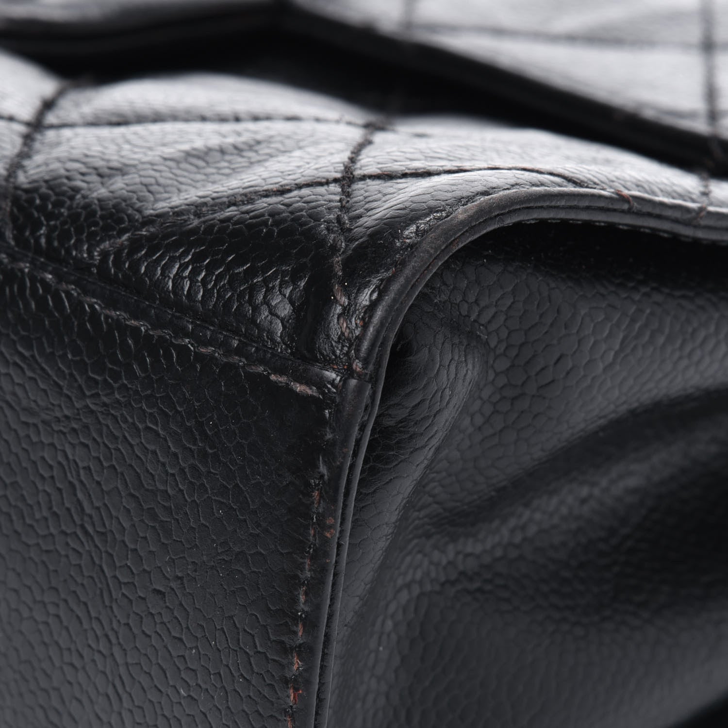 Chanel Crumpled Grained Calfskin Medium CC Crave Flap Black 14 of 22