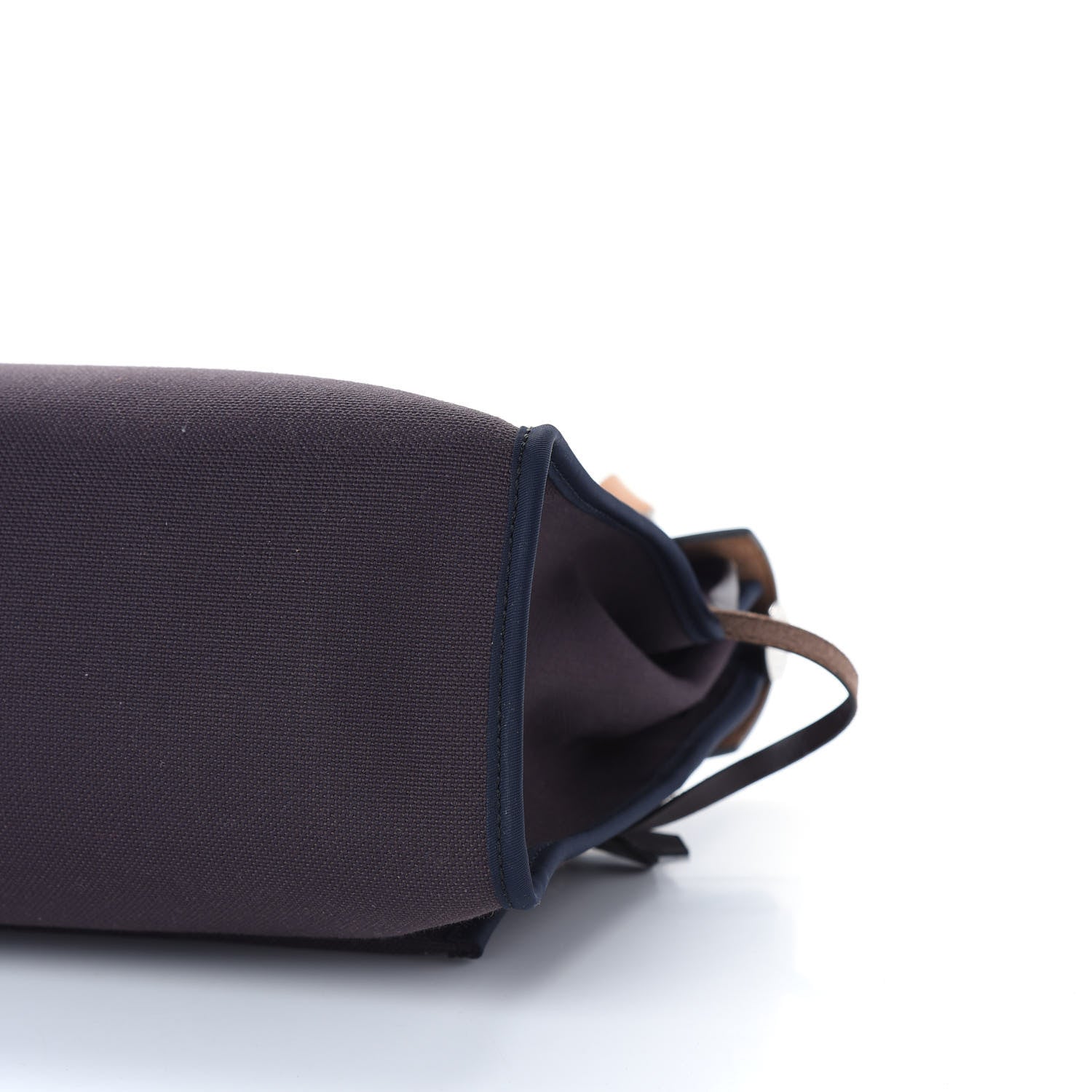 Hermes Military Toile Vache Hunter Herbag Zip PM 31 Prune Noir Marine 8 of 9
