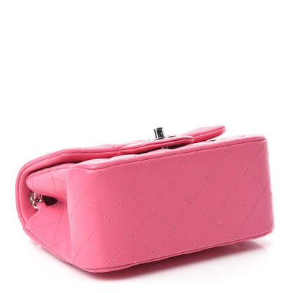 Chanel Lambskin Quilted Mini Square Flap Pink 4 of 12