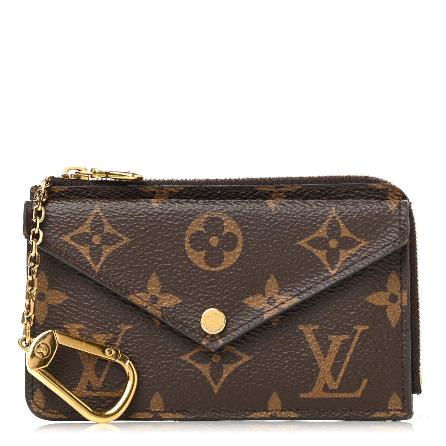 Louis Vuitton Monogram Recto Verso Card Holder Black 1 of 7