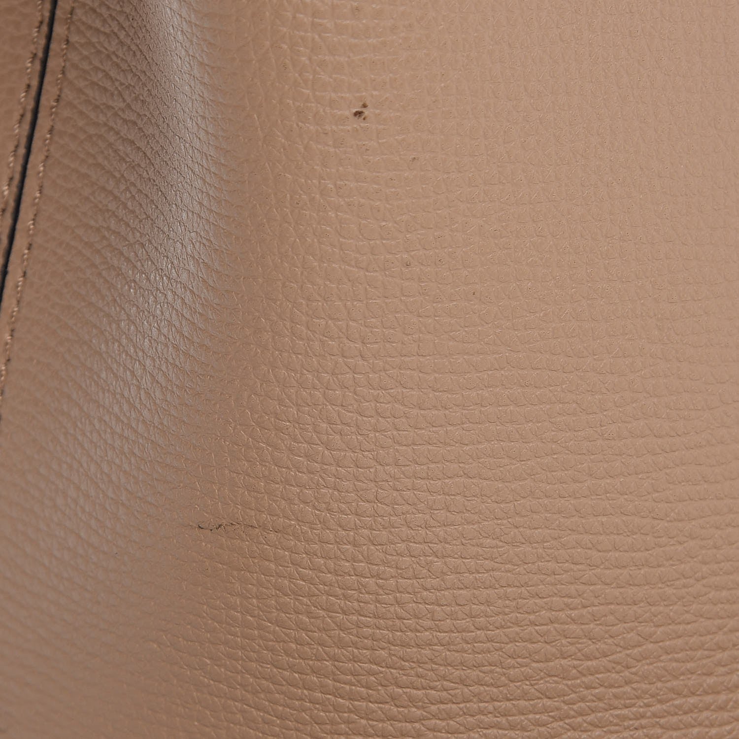 Burberry Calfskin Small Lorne Bucket Crossbody Natural 12 of 12