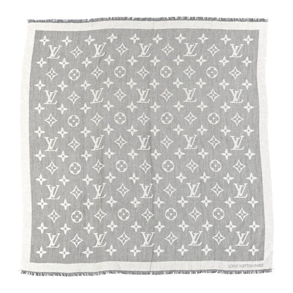 Louis Vuitton Cashmere Silk Monogram Giant Shawl Black 1 of 5