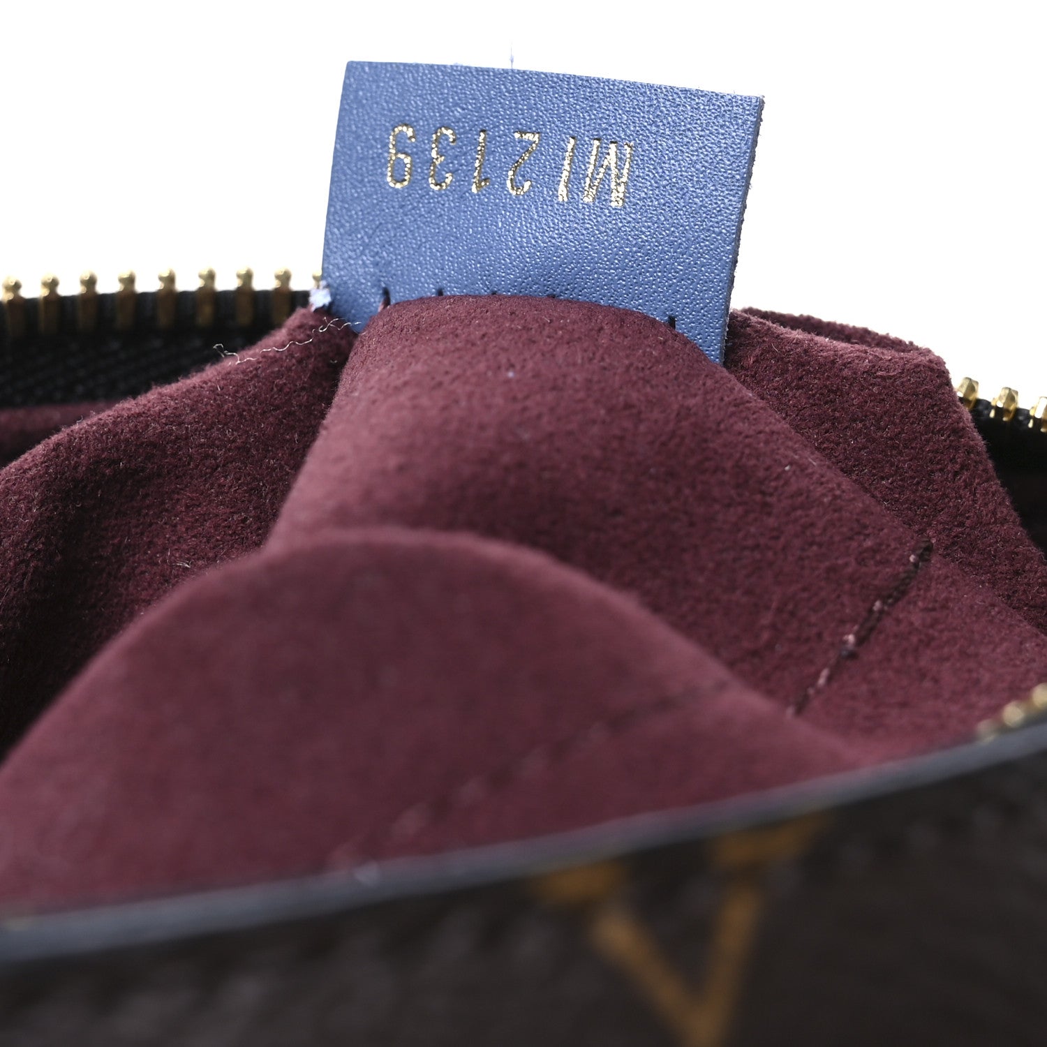 Louis Vuitton Monogram Beaubourg Hobo Mini Bordeaux Red Peach Safran Blue Jean Blue 7 of 11