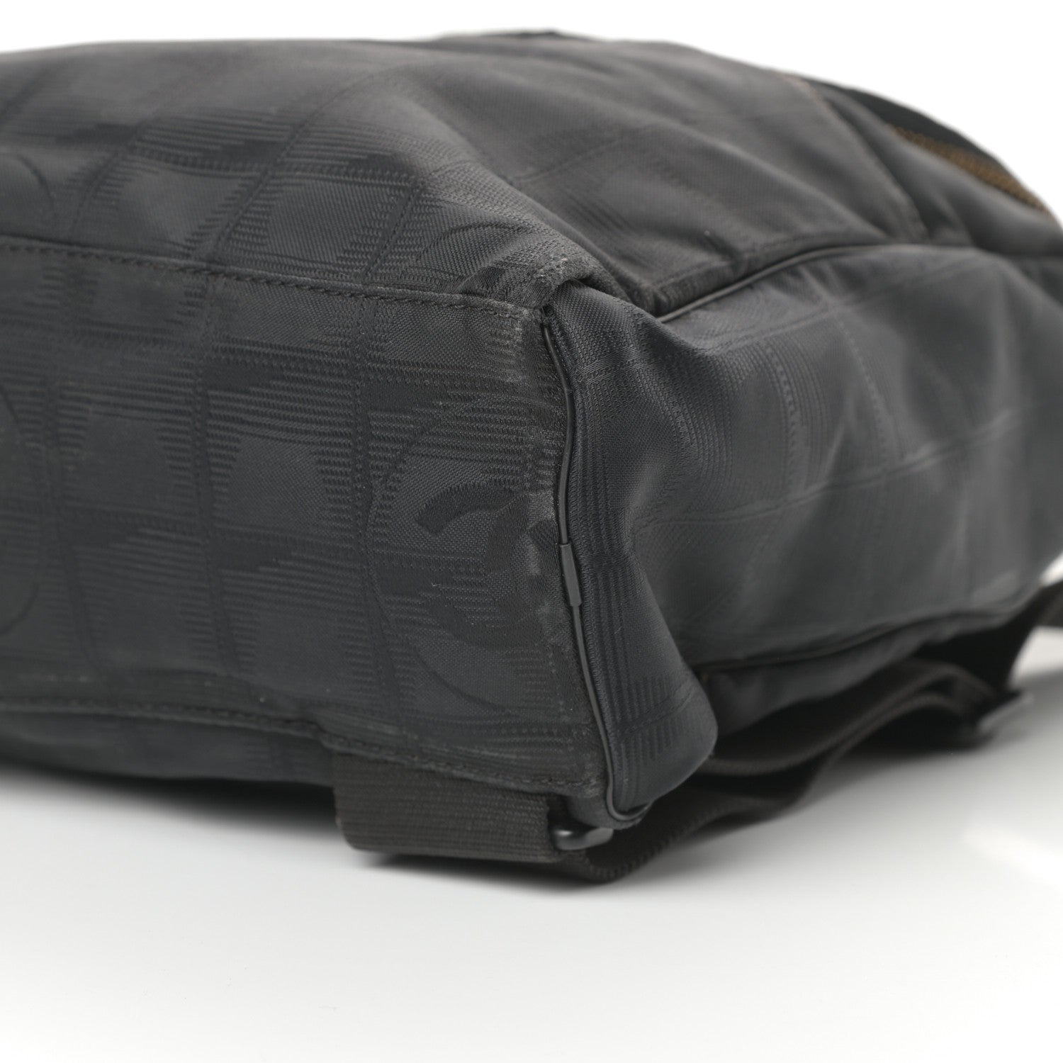 Chanel Nylon Travel Backpack Black 10 of 15
