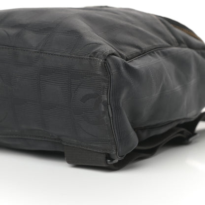 Chanel Nylon Travel Backpack Black 10 of 15