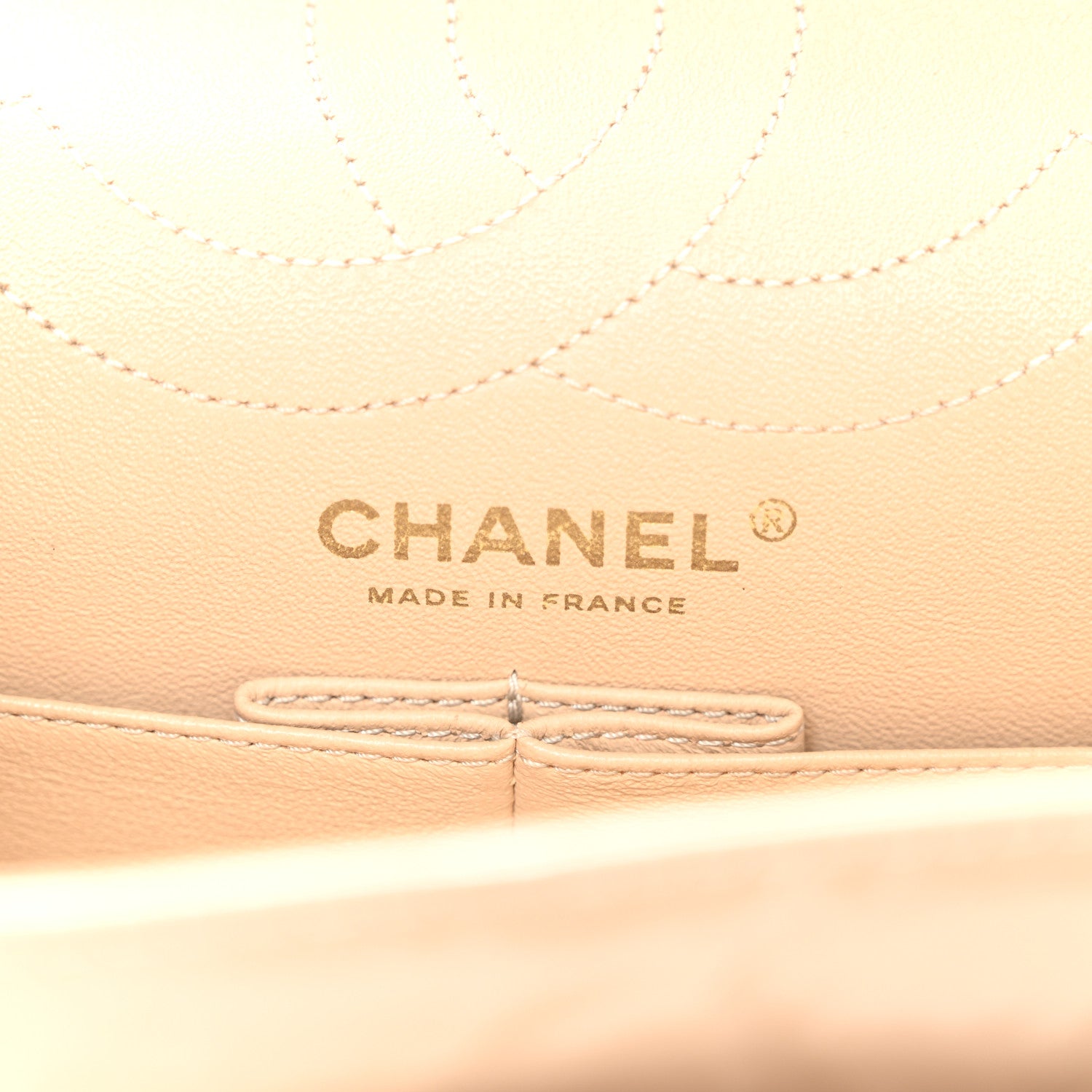 Chanel Glazed Calfskin Quilted 2.55 Reissue 226 Flap Light Beige 6 of 11