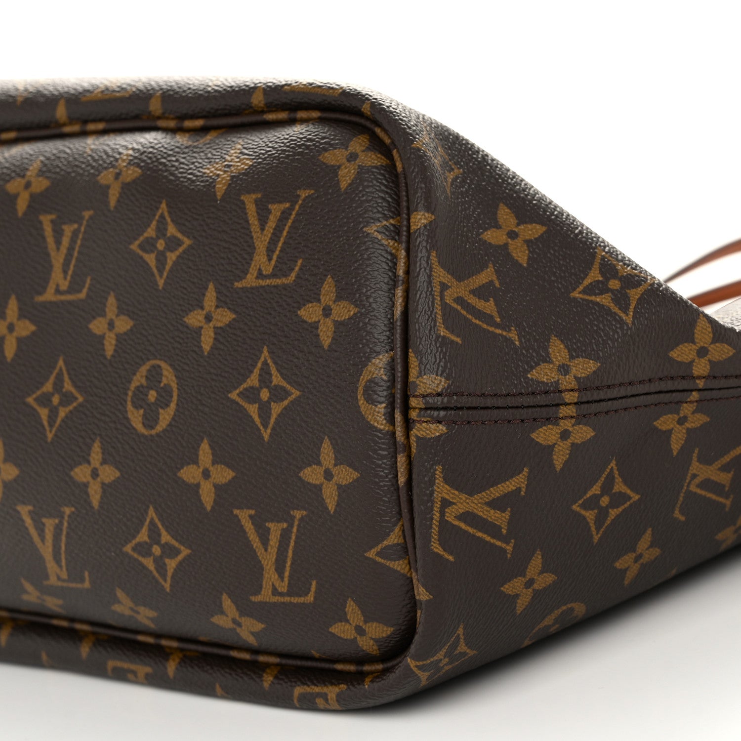 Louis Vuitton Monogram Calfskin Neo Neverfull Inside Out MM Tan 10 of 10