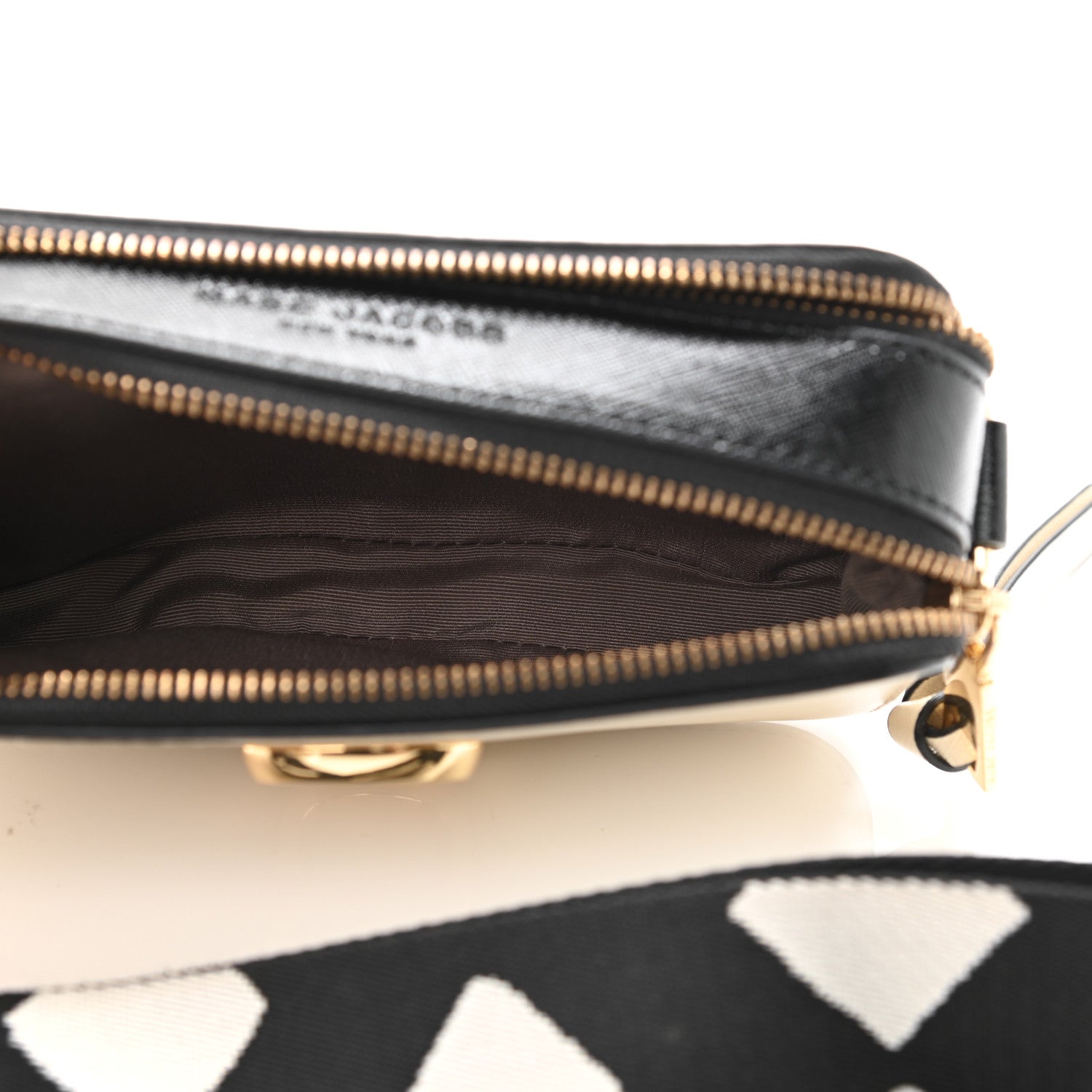 Marc Jacobs Saffiano Small Snapshot Camera Bag Cloud White Multicolor 5 of 10